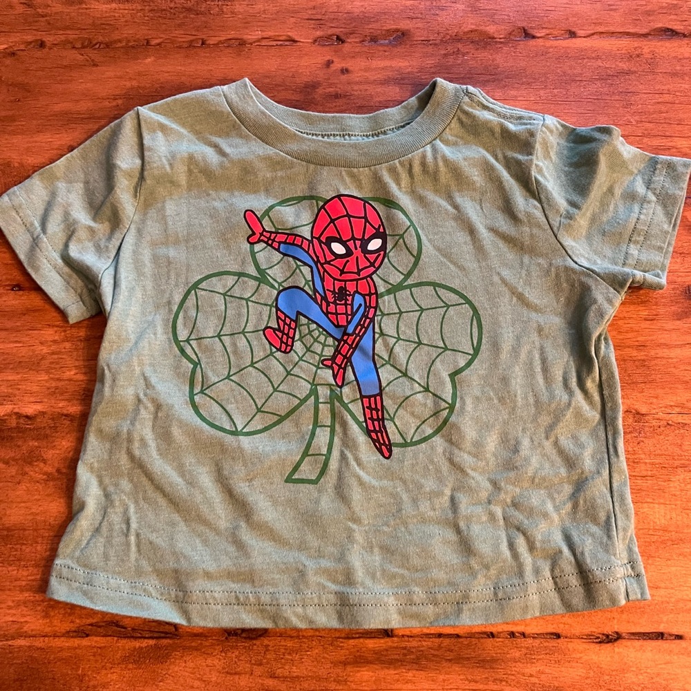 Marvel Spiderman Clover ☘️ tee 12m
